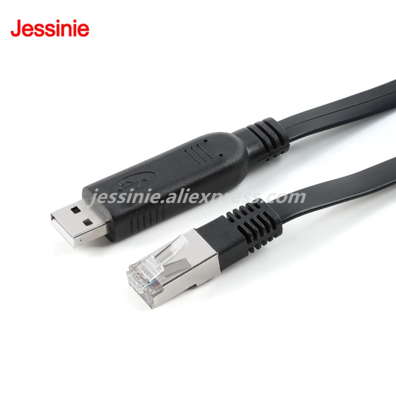 Cable USB a CONSOLE, Cable de depuración, Control RS232 a RJ45, línea serie USB2.0 para interruptor de enrutamiento H3C PL2303 CH340 - imagen 3