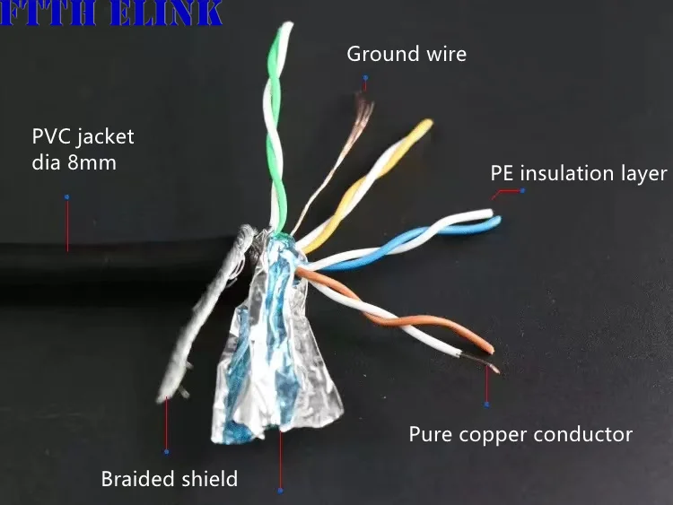 Cable Drum 50mm Cable de red Cat6e de bajo retardo, PCD380, PCD310, 235 Carrete de bobinado Mezclador digital Cable Car 60m,30m,70m, 80m, 100M - imagen 4