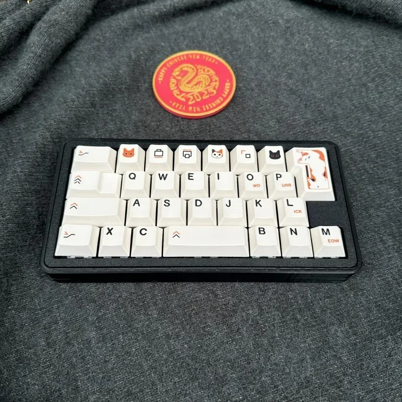 Teclado mecánico RS30 30% teclado mecánico personalizado con cable TYPE-C RGB eje blanco intercambiable en caliente QMK/VIAL DIY Gamers teclado portátil - imagen 2