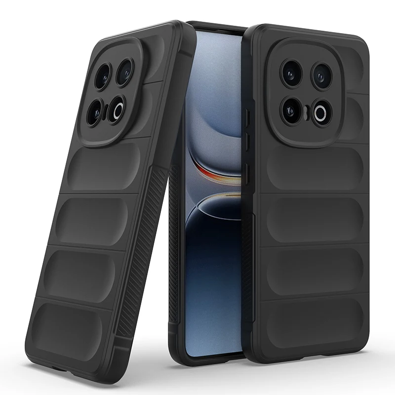 Funda de piel suave a prueba de golpes para teléfono Oppo Realme 10 11 12 13 14 Pro Plus 14T, funda protectora AirBag de silicona líquida