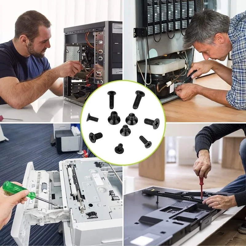 Kit de tornillos de reparación de ordenador portátil, 500 Uds., para Lenovo, Samsung, HP, IBM, disco duro SATA, tornillos para ordenador portátil - imagen 4