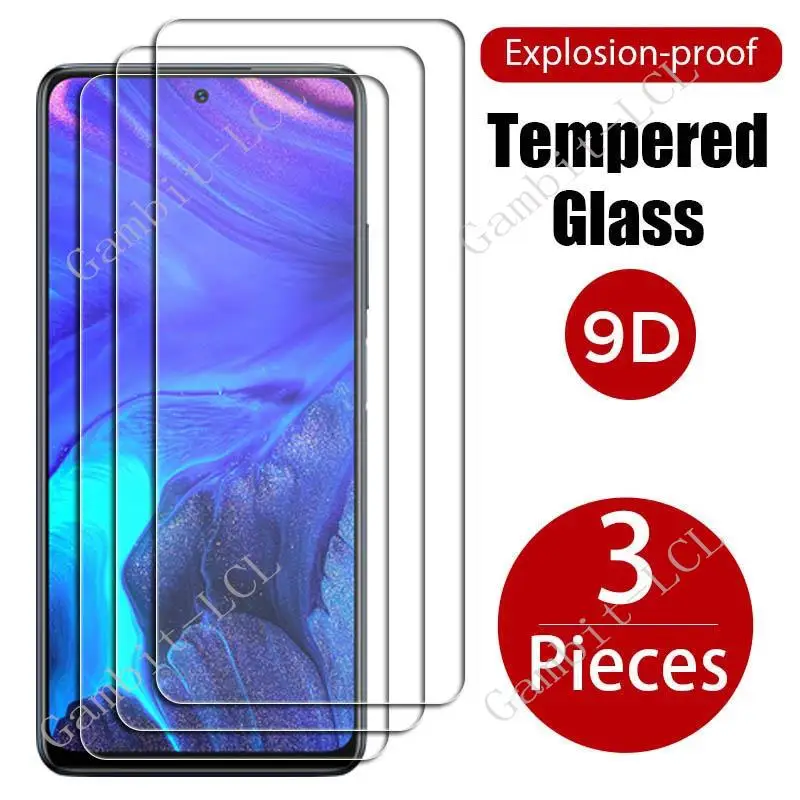Vidrio templado de 3 piezas para Infinix Note 10 Pro, NFC, Note10Pro, InfinixNote10Pro, Note10, 10Pro, X693, X695, película protectora de pantalla
