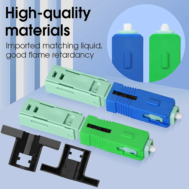 Conector de fibra óptica SC/UPC SC/APC, conector rápido de fibra óptica integrado, conector rápido de fibra óptica de alta calidad, herramientas FTTH - imagen 4