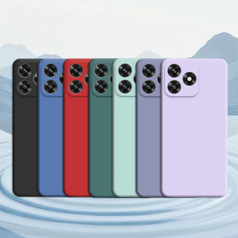 Para Honor X5C Plus funda de silicona líquida Honor X5C Plus funda protectora de teléfono de goma lisa de TPU funda Honor X5C Plus