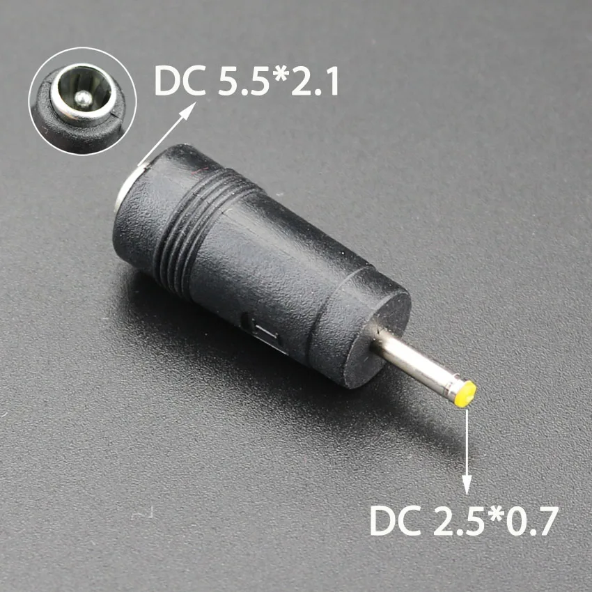 Adaptador hembra DC 5,5x2,1mm, conectores a DC 7,9, 5,5, 4,8, 4,0, 3,5, 3,0mm, 2,5, 2,1, 1,7, 1,35, 0,7mm - imagen 4