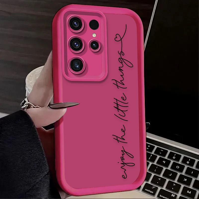 DIY personalizado nombre letras funda blanda para Samsung Galaxy S24 S25 S23 Ultra S22 S21 Plus FE A36 A56 A26 A16 A06 A15 A25 A35 A55 5G - imagen 4