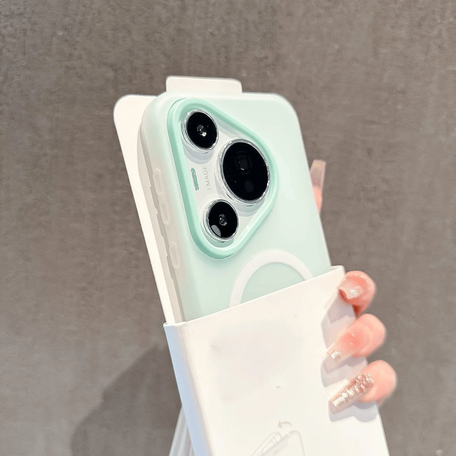 Parachoques mate Candy 2 en 1 para fundas Magsafe para Huawei Pura 80 70 60 Mate 70 60 50 Pro cubierta protectora de gelatina Ultra magnética - imagen 5