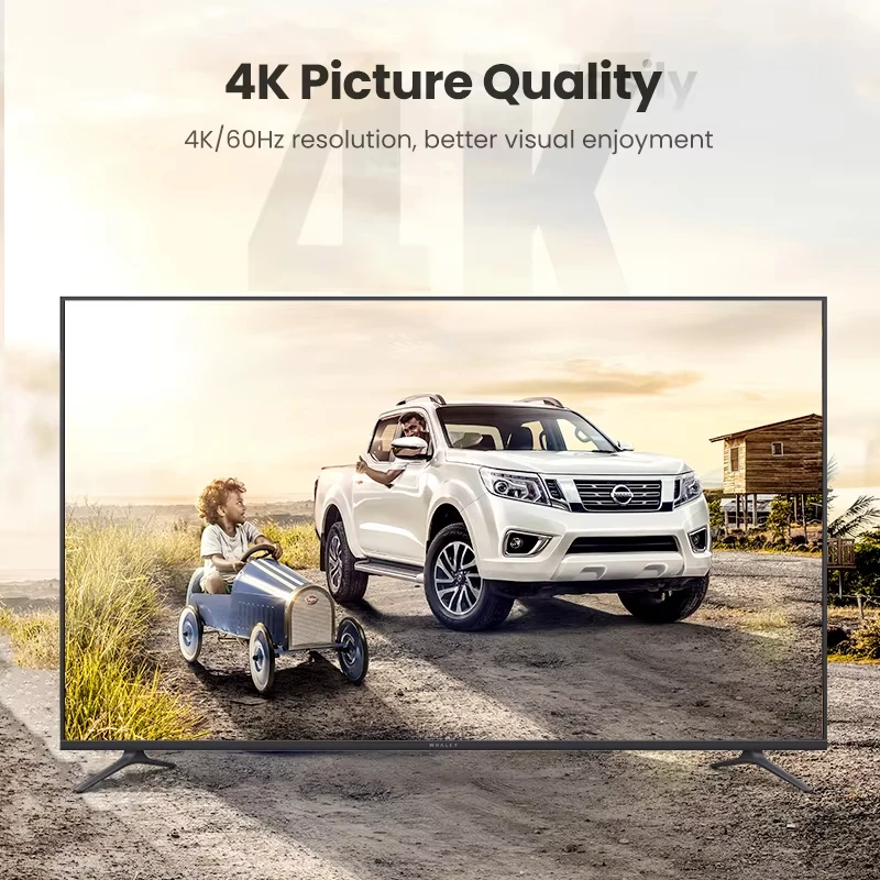 Convertidor adaptador DP a HDMI de 4K60Hz, Cable DisplayPort a HDMI, adaptador de Audio y vídeo HD DisplayPort macho a HDMI hembra para PC y TV - imagen 2