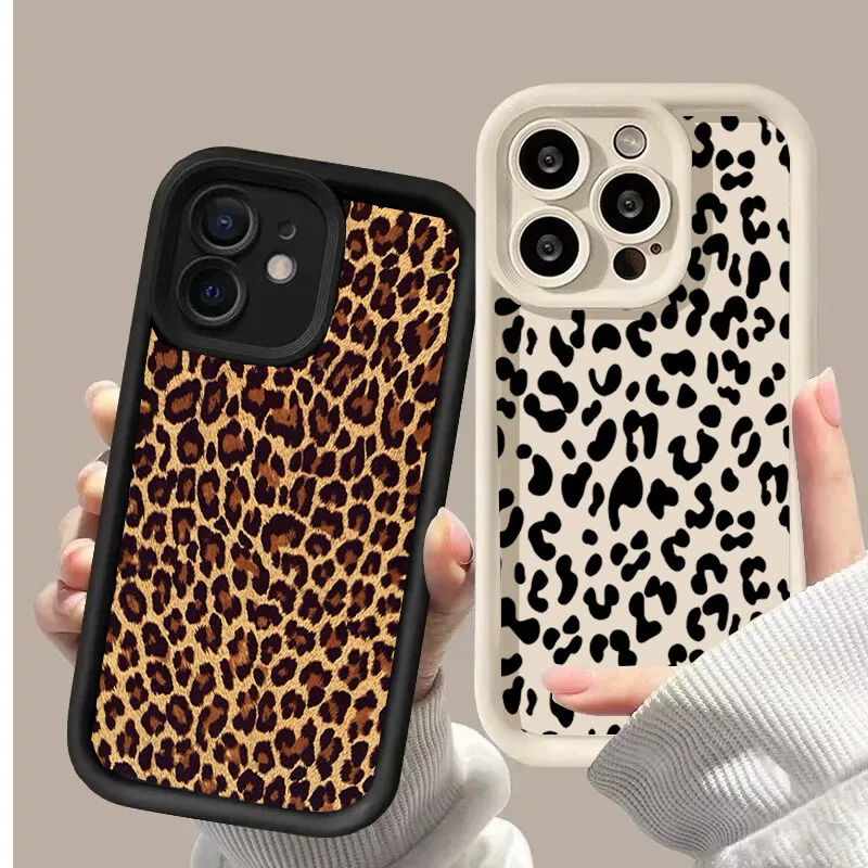 Funda de lujo con estampado de leopardo negro Retro para Oneplus 12R 11 11R 10R 8T One Plus NORD CE 2 3 4 LITE 5G cubierta mate a prueba de golpes - imagen 4
