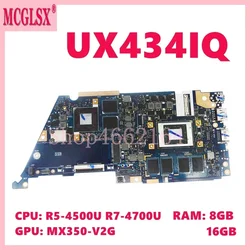 Placa base portátil ASUS UX434IQ compatible CPU y GPU