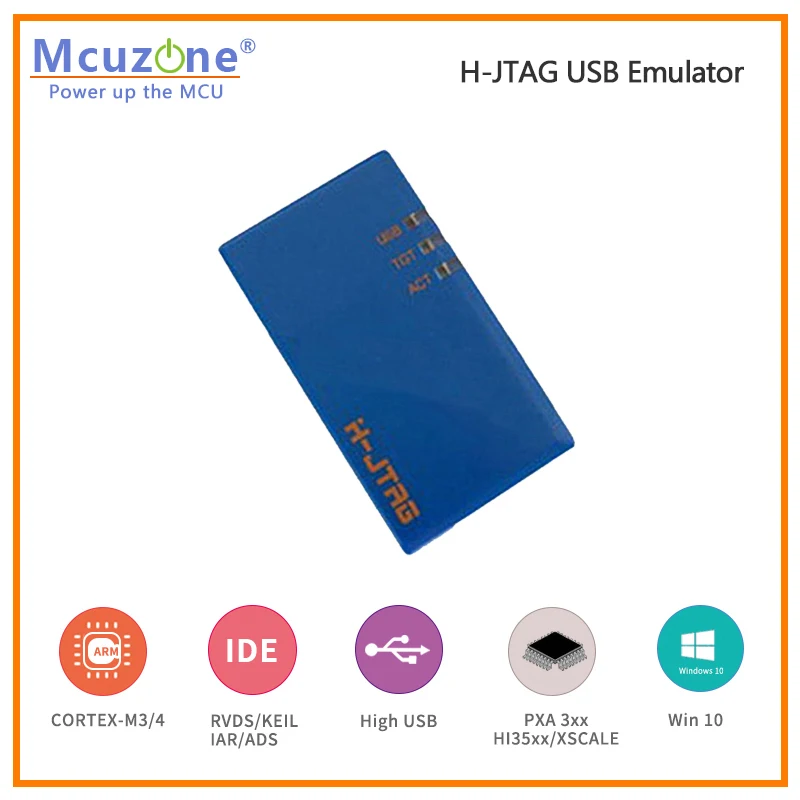H-JTAG HJTAG hjtag USB Xscale Emulador (soporte PXA270 PXA300 PXA310) ARM11 ARM9 ARM7 cortex-M - imagen 2