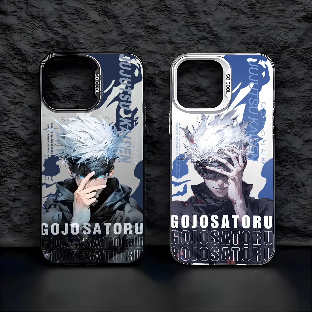 Jujutsu Kaisen Satoru Gojo funda de teléfono para OPPO Reno 6 6Pro 7 7Pro 7Z 8T 10Pro Plus 5G funda trasera mate a prueba de golpes - imagen 2