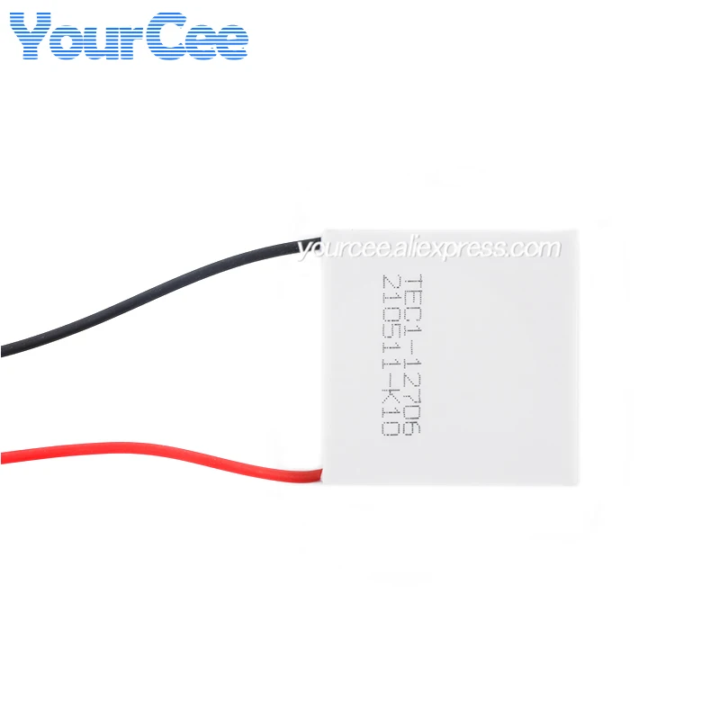 TEC1-12706 12V 6A refrigerador semiconductor refrigerador termoeléctrico Peltier DIY 40*40mm 40x40mm - imagen 3