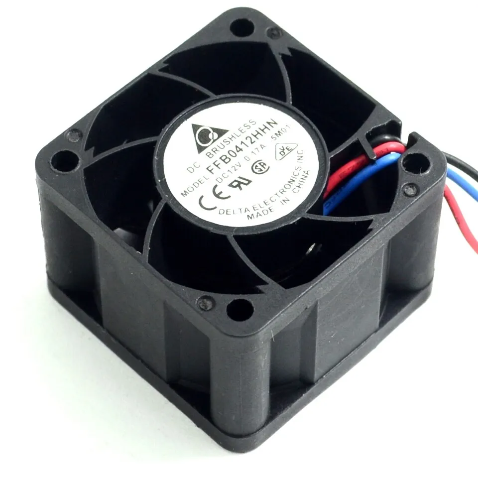 Ventilador de refrigeración de servidor FFB0412HHN -5M01 4028, 4cm, 40mm, 12V, 0.17A, 3 para Delta 40x40x28mm, 1 unidad - imagen 5