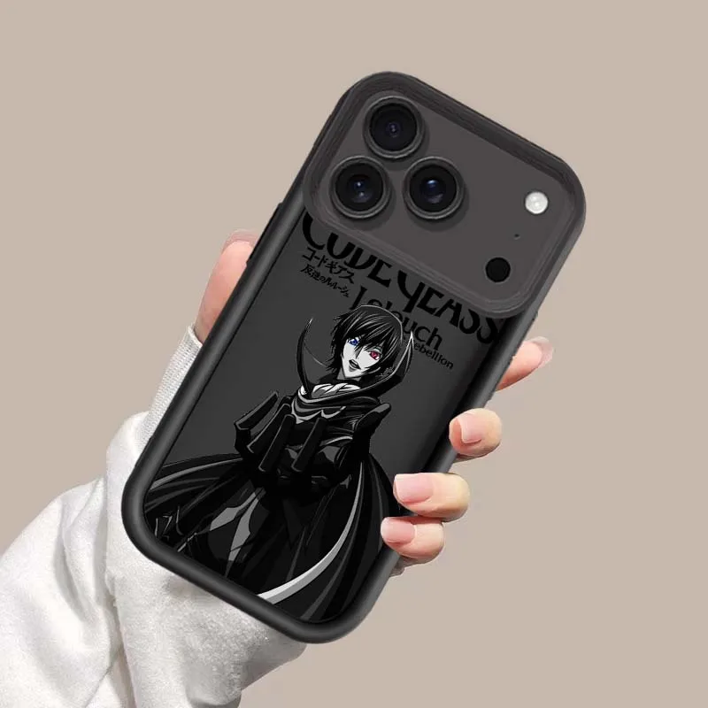Funda de Anime CODE GEASS Rebellion para Apple iPhone 17 Air 16 16E15 14 13 12 11 X XR Pro Max, funda de teléfono con escalera ocular - imagen 4