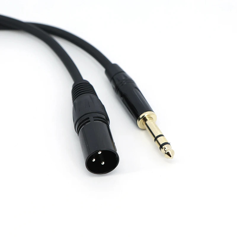 Cable conector macho estéreo Jake de 3,5mm a micrófono XLR Audio conector de 3 pines altavoz XLR macho para HDTV DVD 1m/1,8 m/3m A - imagen 3