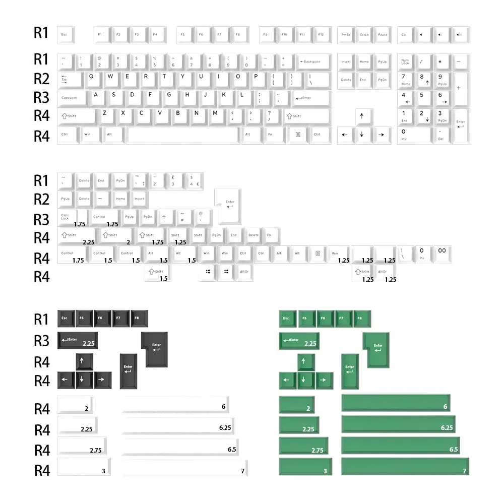 GJ BoWhite Keycap x1