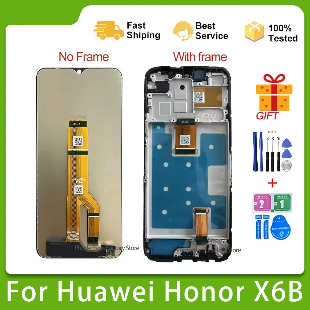 Testado OEM VNE-LX1 WDY-LX1 JDY-LX1 Lcd Premium para Honor X6 X6A X6B X6S pantalla táctil digitalizador Panel montaje con marco - imagen 4
