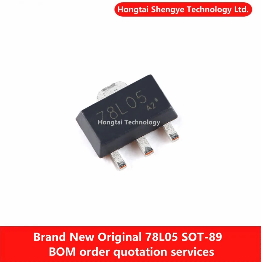 Nuevo regulador lineal original 78L05 -150ma SOT-89 CJ78L05 salida 5V/150mA