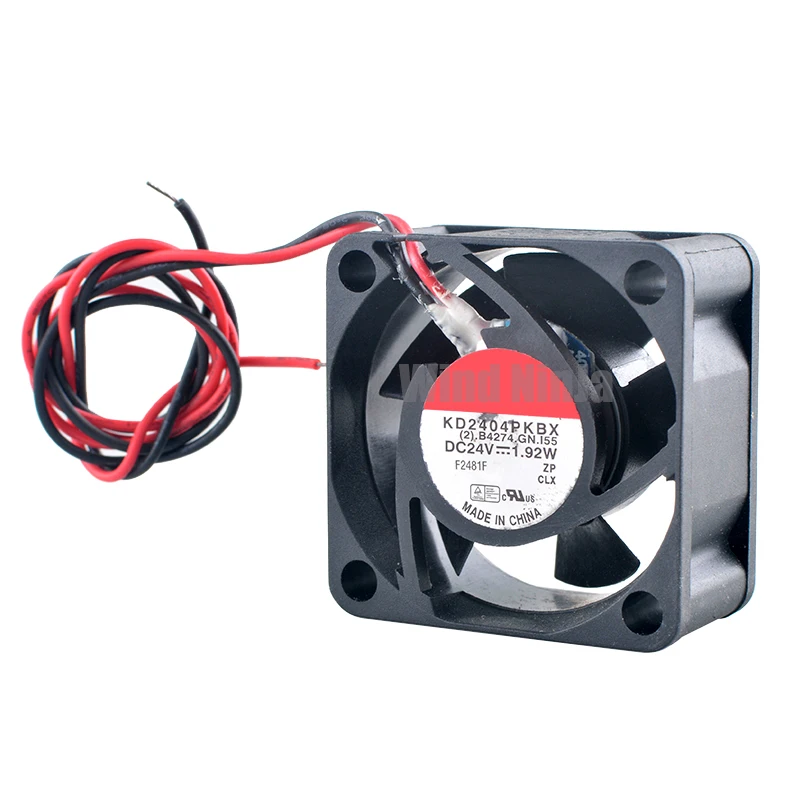 KD2404PKBX 4cm X 40mm ventilador de refrigeración 40x40x20mm DC24V 1,92 W ventilador de doble rodamiento de bolas para fuente de alimentación del convertidor de frecuencia - imagen 4