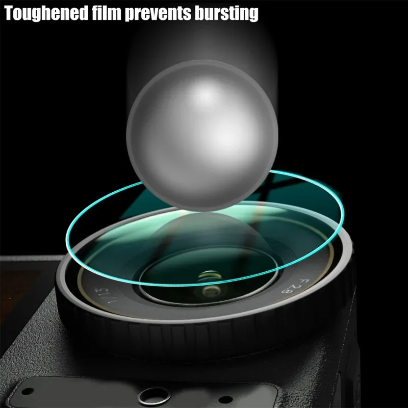 Para DJI Osmo Action 5 Pro 4 3 Protector de pantalla de vidrio templado fácil de instalar tapa de lente de silicona protectores de pantalla frontal trasera HD - imagen 5