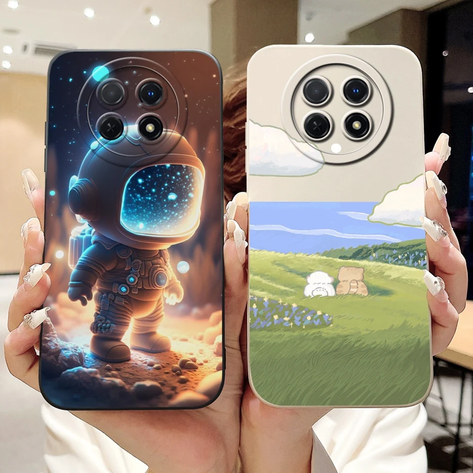 Para Huawei Nova Y91 funda STG-LX1 STG-LX2 elegante cubierta pintada de caramelo funda de teléfono a prueba de golpes para Huawei Nova Y91 NovaY91 bolsas suaves - imagen 4