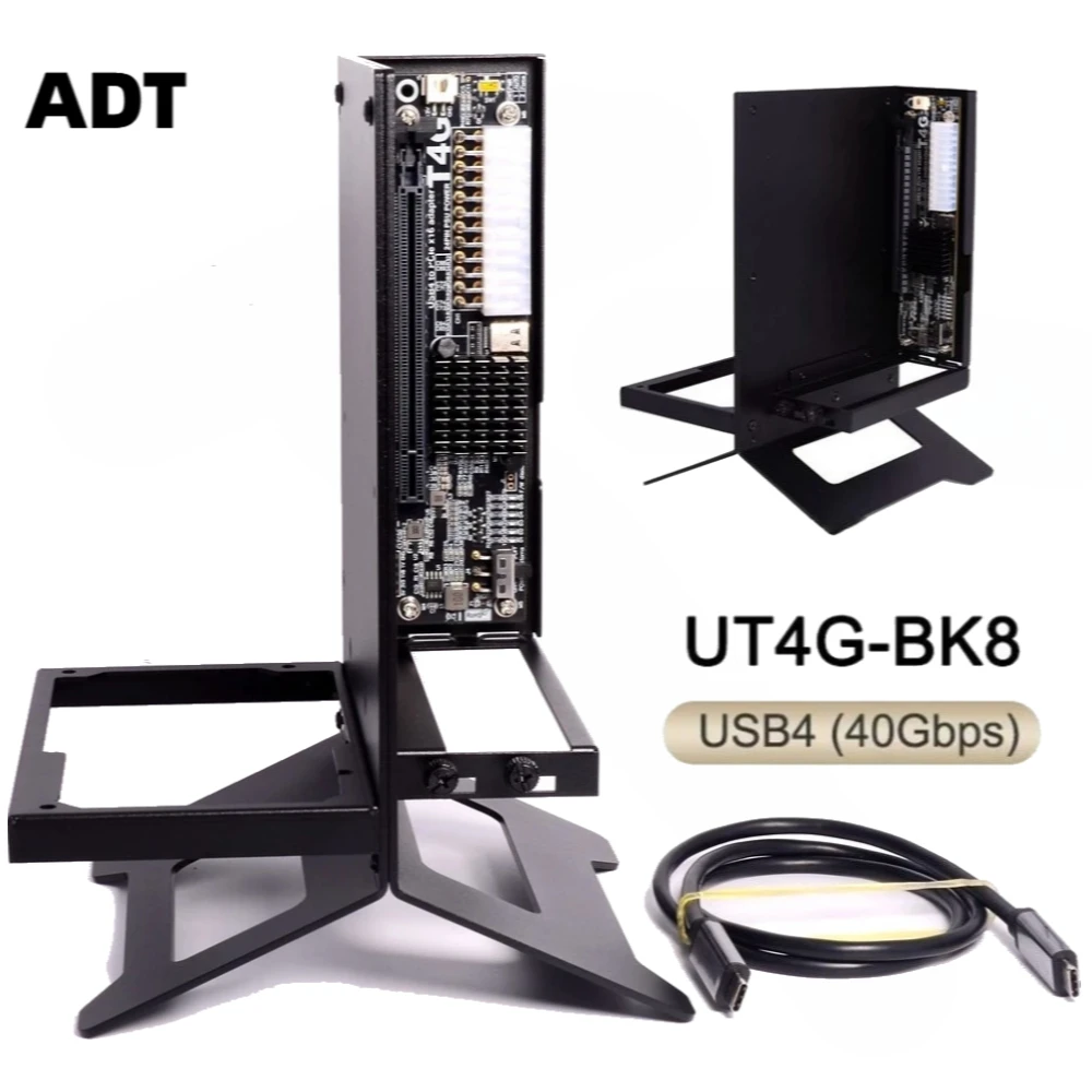 Tarjeta gráfica externa UT4G USB4 a PCIe 4,0 x16 adaptador eGPU Thunderbolt 3/4 GPU Dock 40Gbps NUC ITX STX Notebook portátil Gaming - imagen 5