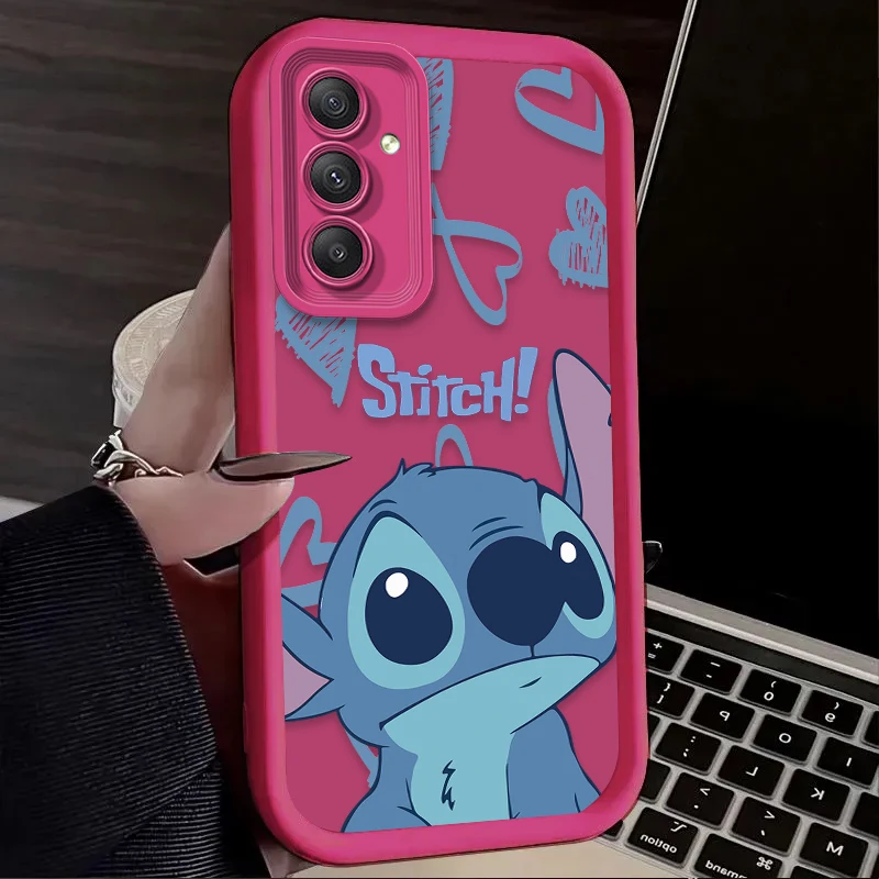 Pareja de Disney Stitch funda para Samsung Galaxy A54 A05S A05 A34 A24 A14 A53 A33 A23 A13 A52 A52S A32 A22 A12 A71 A51 A31 cubierta - imagen 4
