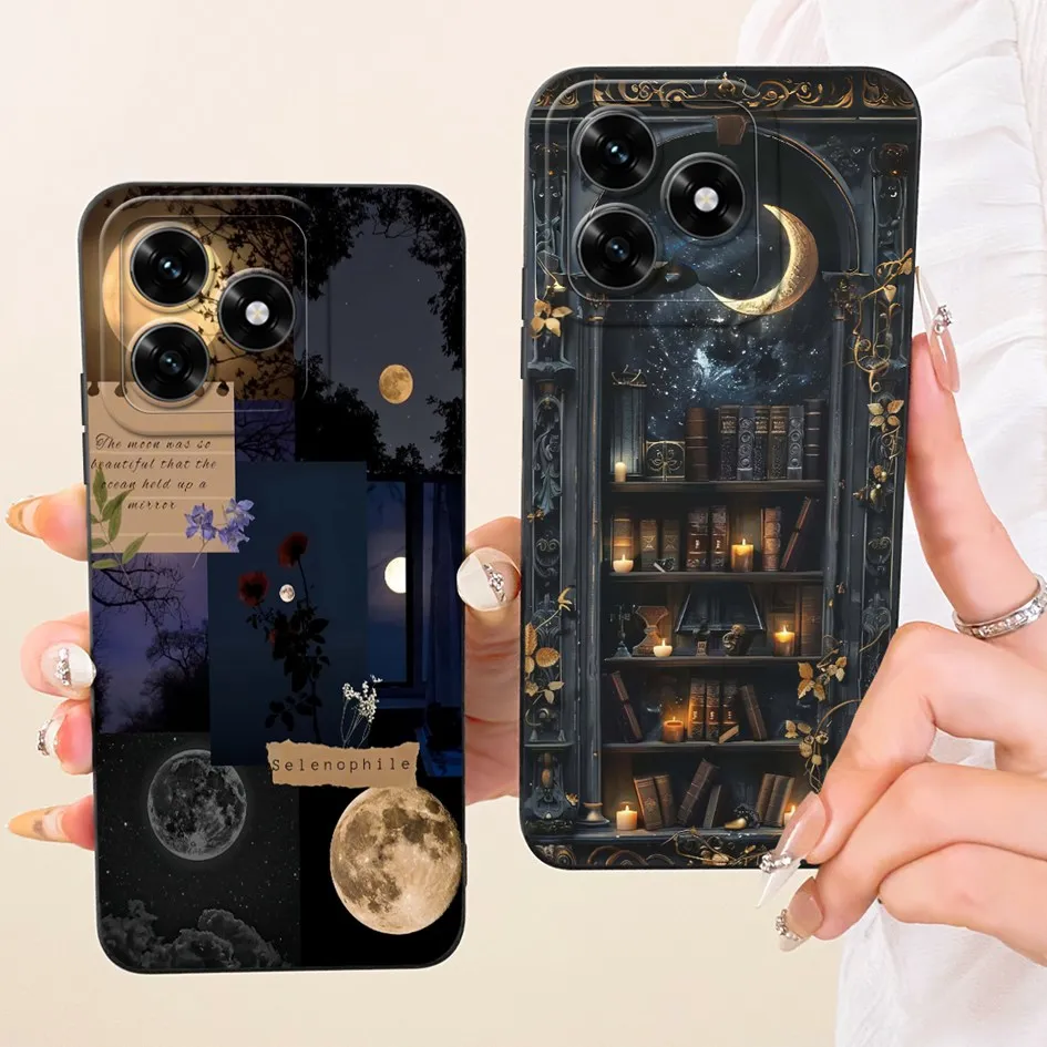 Para Honor X5c Plus 2025 funda creativa conejo gato dibujos animados suave silicona líquida anticaída contraportada para Honor X5c 4G X5cPlus Capa - imagen 3
