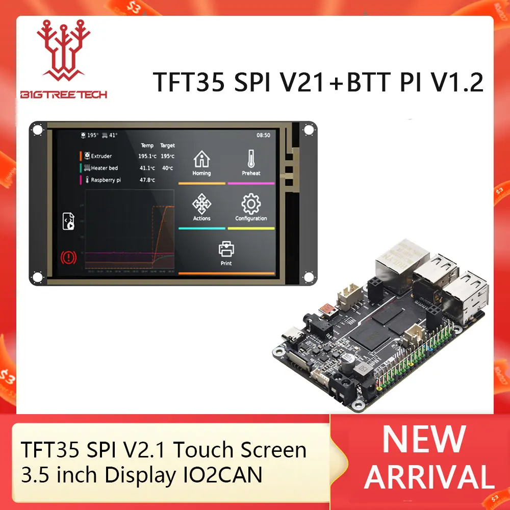 TFT35SPI and BTT PI