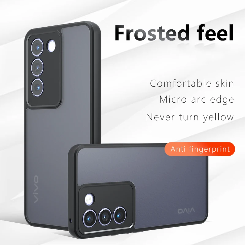 Funda de tacto esmerilado para vivo V30 Lite, funda de silicona mate, Protector de piel de TPU, funda de teléfono vivo V30 Lite