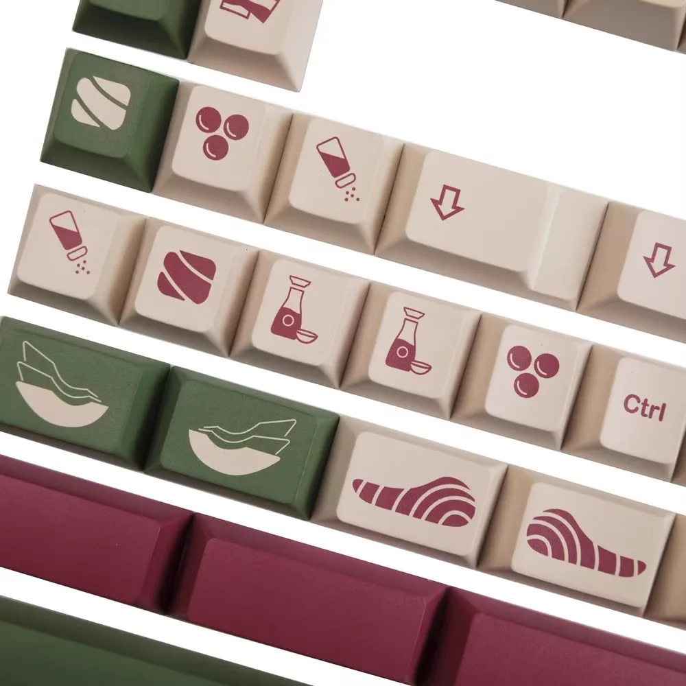 140 teclas GMK Poke Keycaps PBT Dye Subbed Key Caps Cherry Profile Keycap con 2.25U 2.75U 3U 7U Barra espaciadora ISO Enter - imagen 2