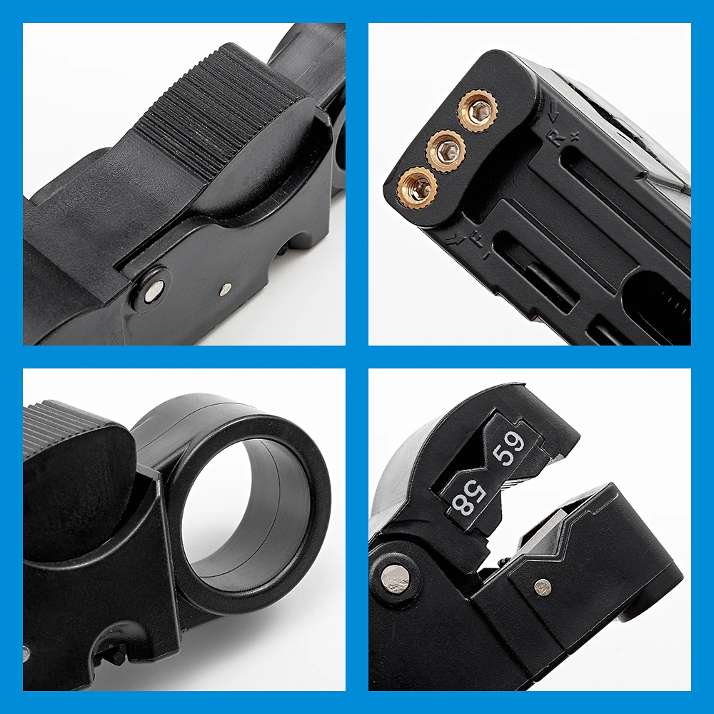 Pelacables de acero inoxidable, accesorio de llave hexagonal, alicates de pelado rectos eléctricos aislados, herramientas de Cable de decrostación - imagen 5