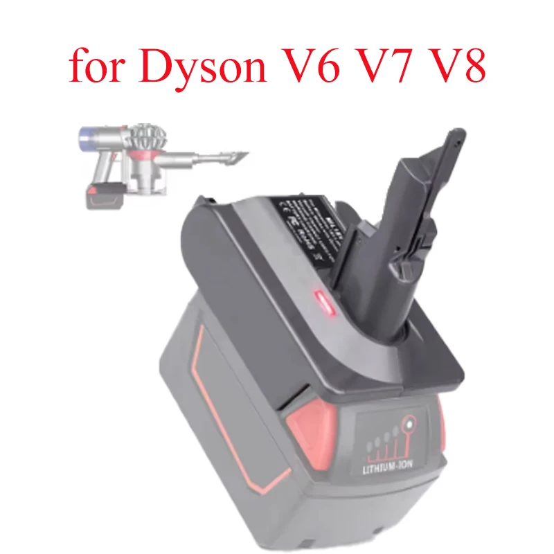 Adaptador convertidor de batería MT18V6 para batería de iones de litio Makita18V para Dyson V6 V7 V8 SV04 SV03 DC59 DC58 DC62 SV05 - imagen 2