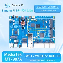 Banana Pi BPI-R4 Lite Router WiFi 7 inteligente para automatización