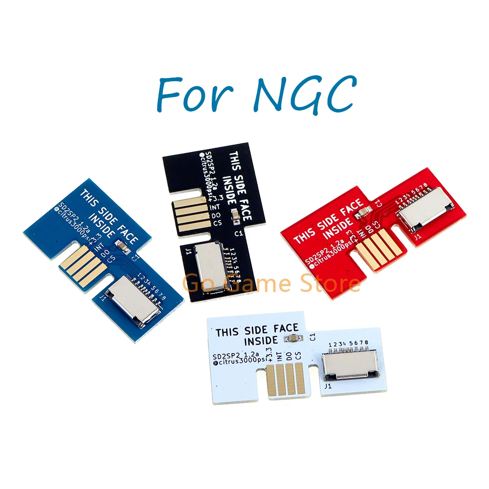 Lector de tarjetas SD TF para NGC Game Cube SD2SP2, Micro adaptador SDL de carga SD, 1 ud.