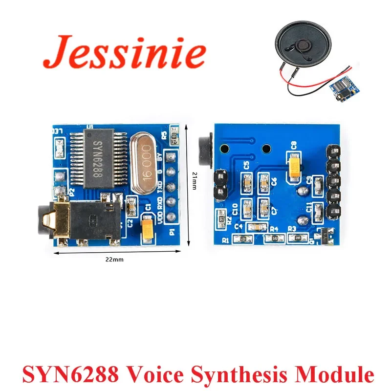 Módulo de síntesis de voz SYN6288 Texto para voz de voz TTS Pronunciación en vivo