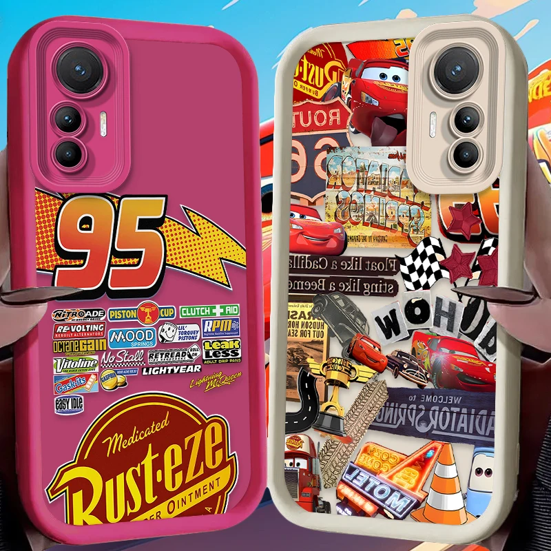 Funda para Xiaomi Poco X7 X6 X5 X3 NFC F7 F6 F5 F3 M7 M6 Pro 4G 5G Mi 12 11 Lite NE 5G 13T 12T 11T 14T Pro Cars Lightning McQueen