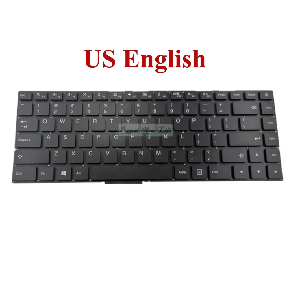 Teclado US/Inglés RU/ruso para SmartBook 133 C4 14,1 ''PSB133C4 PSB133C04CGP_MG_CIS psb133c04cg_dg Prestigio Notebook nuevo - imagen 4