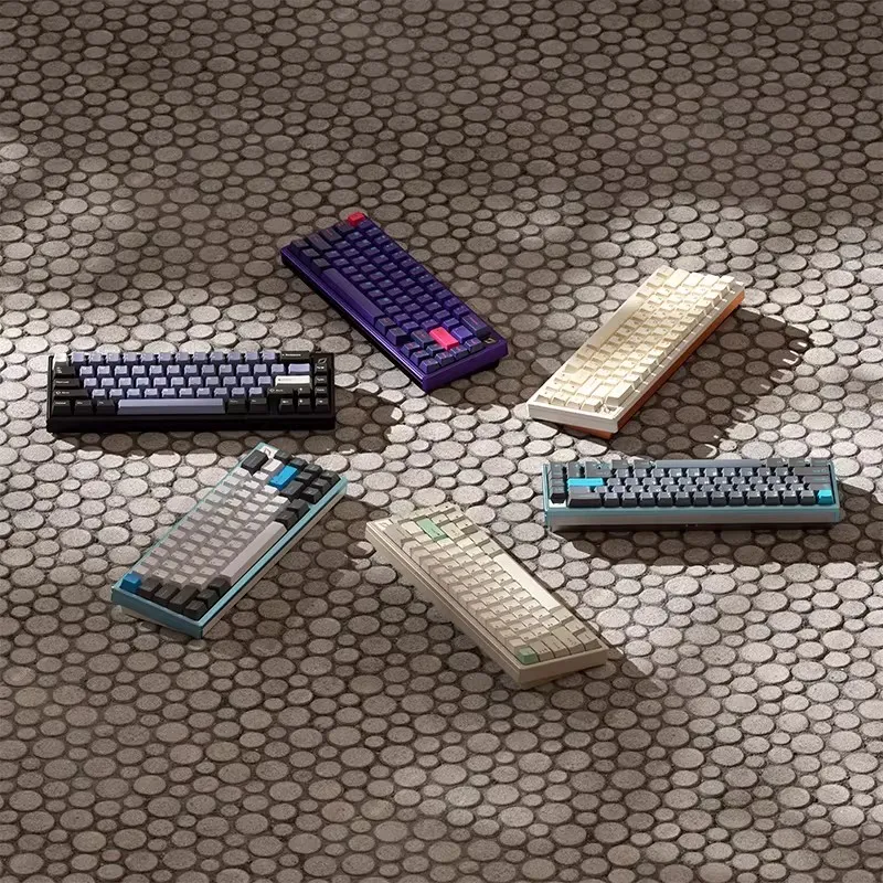 Knife Join65 Kit de teclado mecánico junta con cable aleación de aluminio CNC ergonomía intercambiable en caliente teclados para juegos QMK RGB personalizados - imagen 3