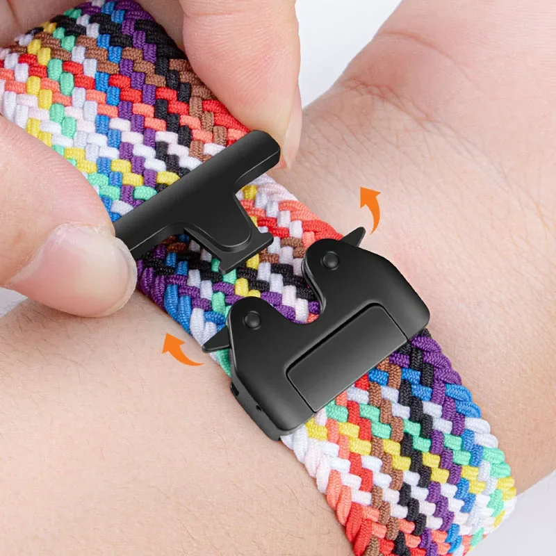 Correa Solo trenzada de paracaídas para CMF de Nothing Watch Pro 2, correa de nailon de 22mm, banda deportiva colorida para CMF Watch Pro 2 - imagen 2