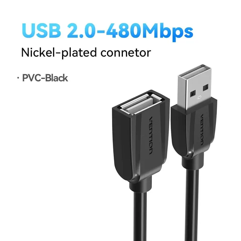 480Mbps-PVC Black