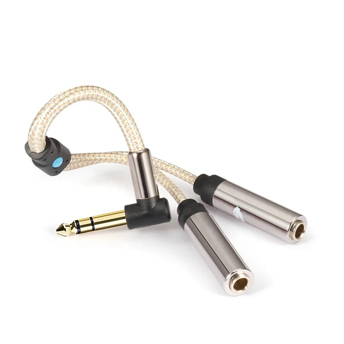 Cable Divisor 6,35mm TRS Estéreo 25cm para Amplificador o Consola - imagen 3