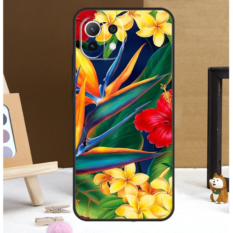 Funda de pájaros Hawaianos para teléfono móvil, carcasa para POCO M6, X3, X5, X6 Pro, F3, F5, M5s, Xiaomi 13T, 12T, 11T, 14 Pro, 12, 13 Lite - imagen 5