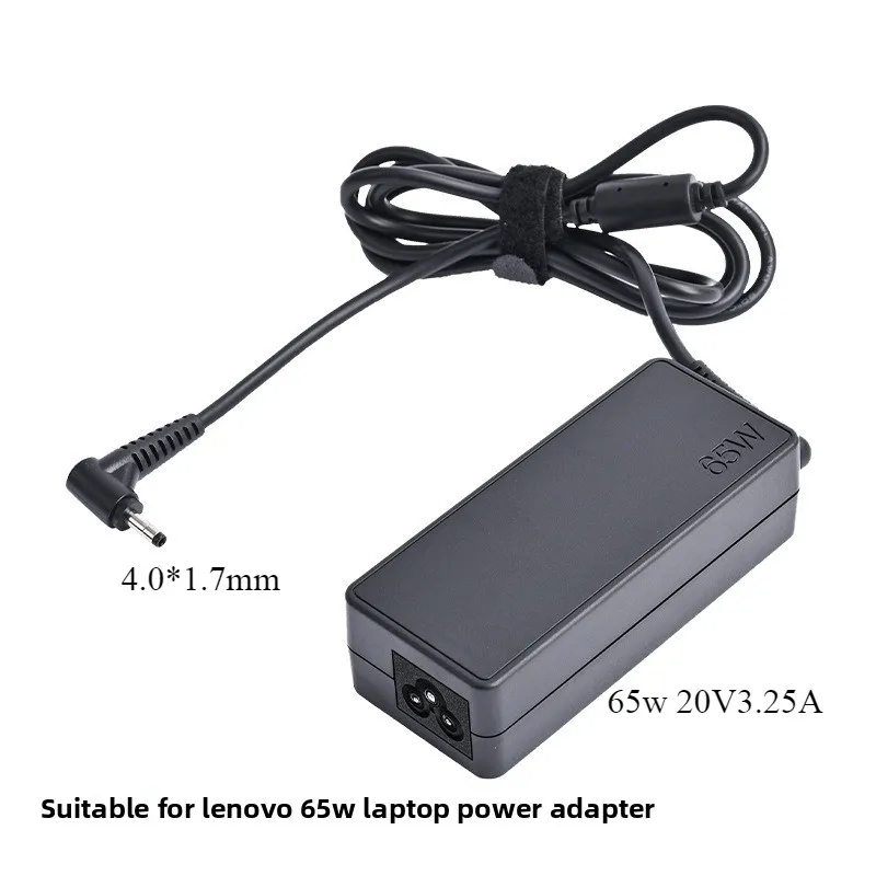 Cargador de ordenador portátil de CA de 20V 3.25A 65W 4,0*1,7mm para Lenovo IdeaPad 330s 320 100-15 B50-10 YOGA 710 510-14ISK Redmibook 14 13 adaptador