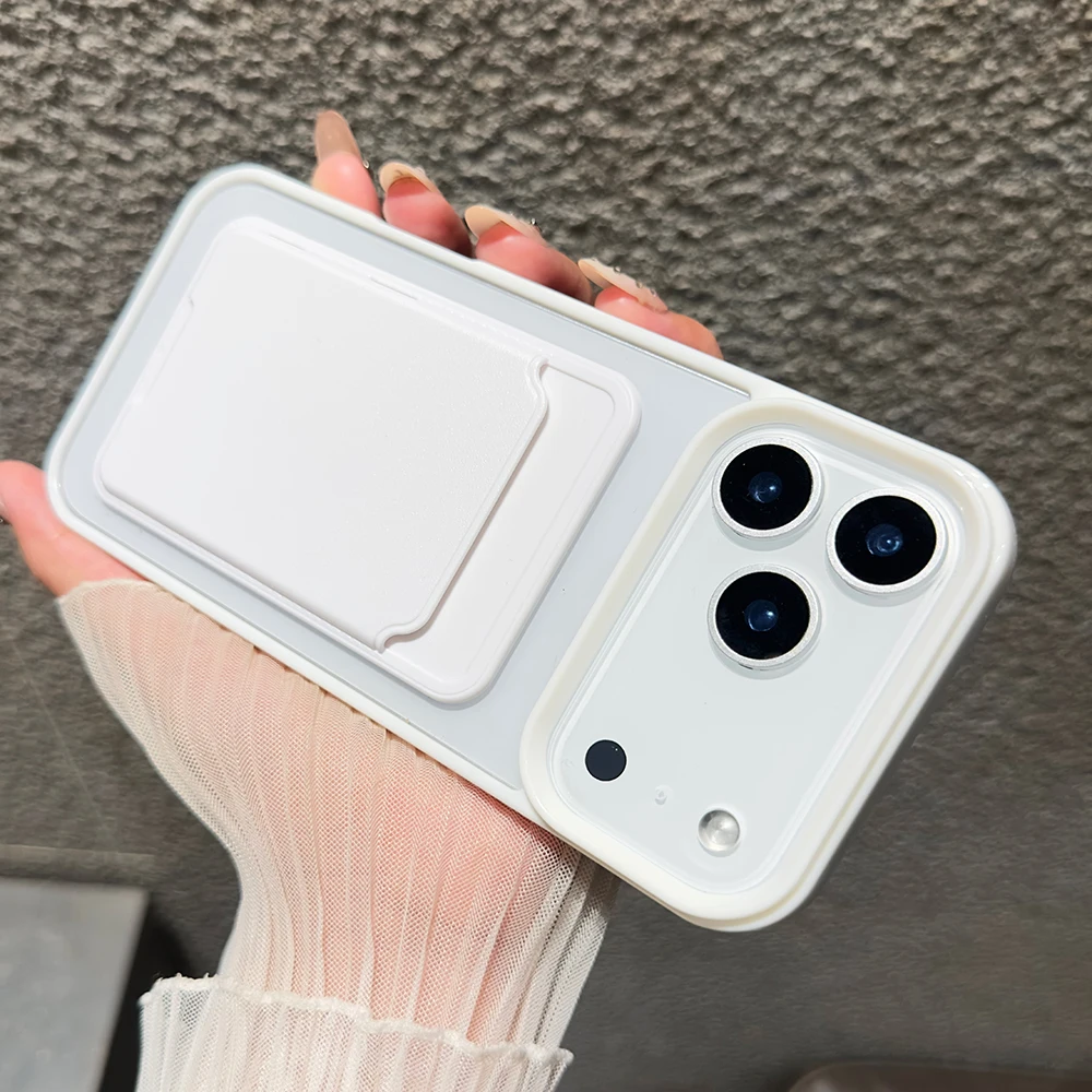 Funda de teléfono para Xiaomi Redmi 14C 13C 12C 4G Redmi Note 14 13 12 11 10 Pro Plus 5G Color caramelo tarjetero cartera cubierta a prueba de golpes - imagen 4