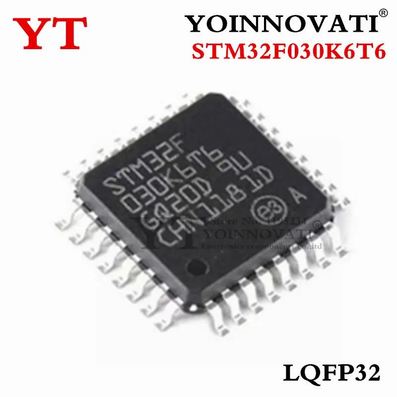 100 piezas STM32F030K6T6 32F030K6T6 LQFP32 IC YoinnovaTi