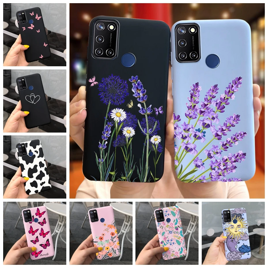 Funda de teléfono para Realme C17 C 17, carcasa de silicona suave, TPU, parachoques trasero para Oppo Realme 7i RMX2103, Funda Realme7i 7 i Global, 6,5"
