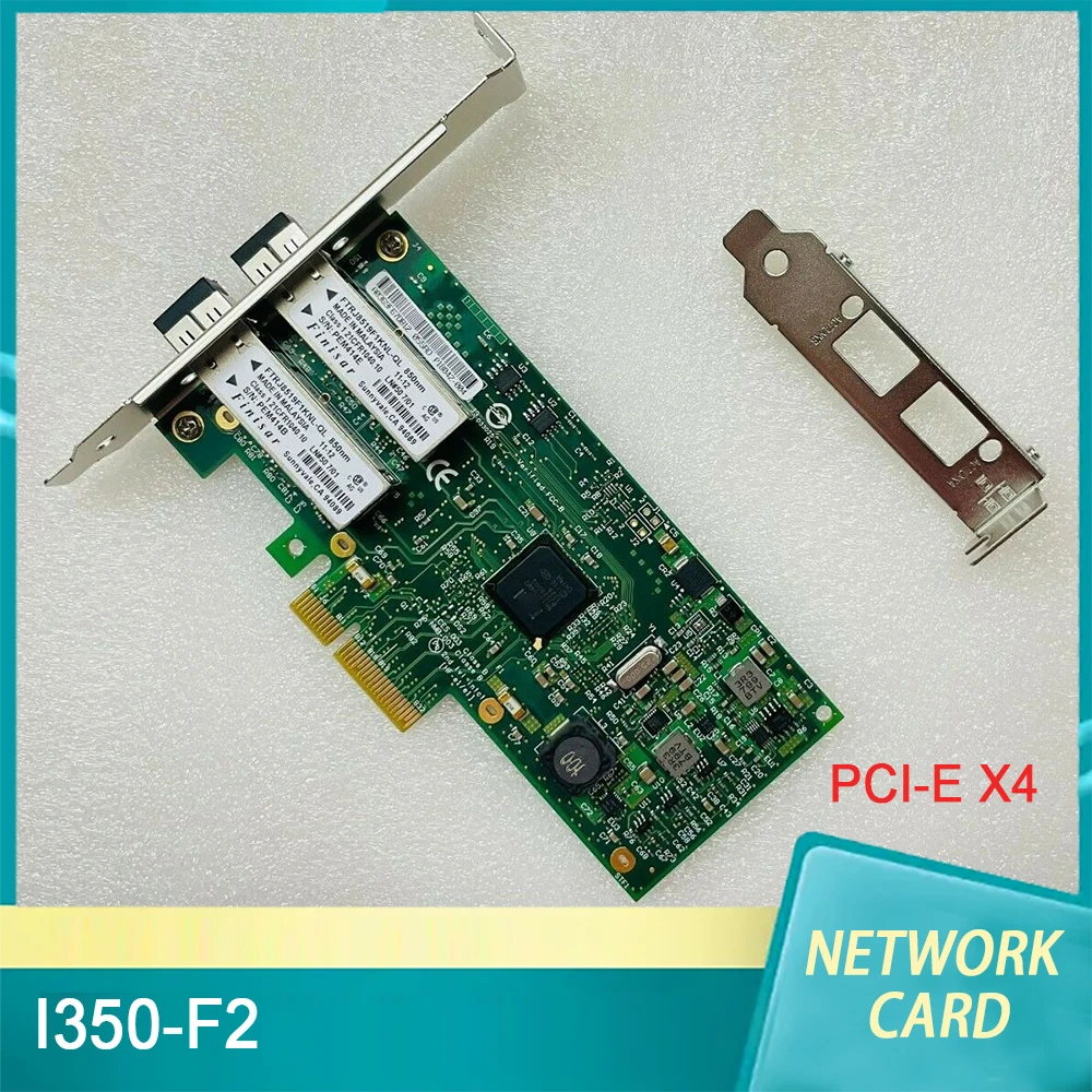 Para Intel I350-F2 PCI-E X4 SFP multimodo doble puerto Gigabit Ethernet tarjeta de red Lan de fibra óptica - imagen 2