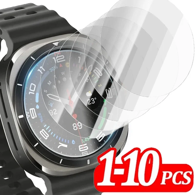 Para Samsung Galaxy Watch 7 7Ultra Protector de pantalla de vidrio templado para Galaxy Watch7 7 Ultra 4/44/40mm HD películas protectoras transparentes